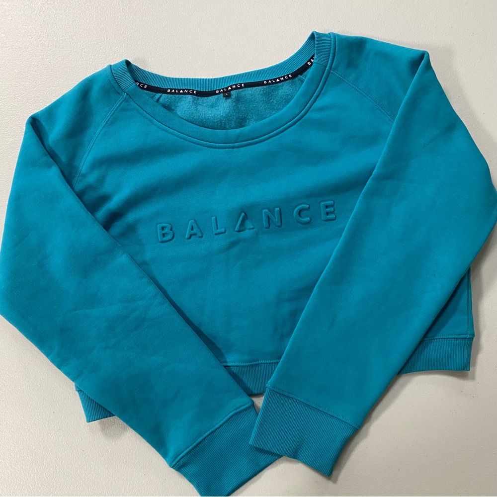 Teal Balance Athletica Sweater Large